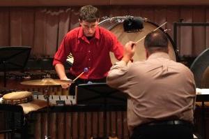 大卫•沃克, 前景, directs the 最靠谱的网赌软件 Percussion Ensemble, 包括他的儿子迈克尔·沃克.